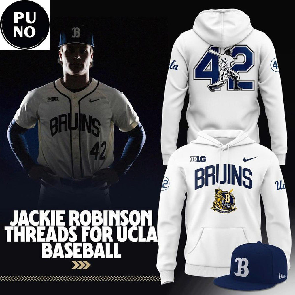 UCLA Bruins Baseball 2026 Honor Jackie Robinson #42 Hoodie T-Shirt