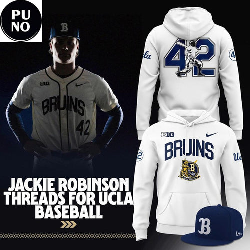 UCLA Bruins Baseball 2026 Honor Jackie Robinson #42 Hoodie T-Shirt