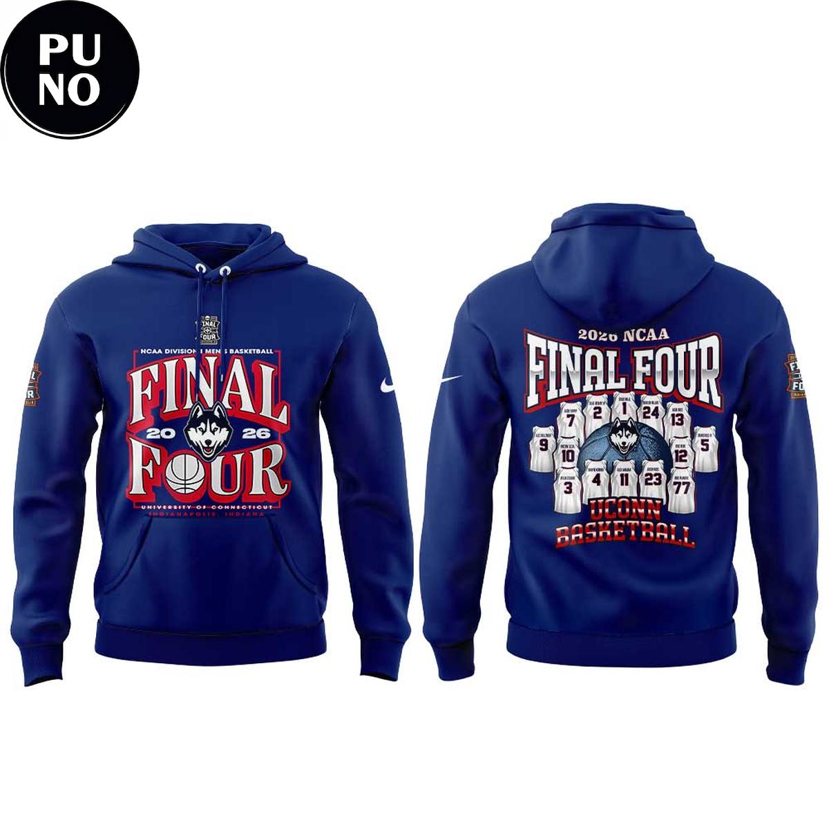 UConn Huskies 2026 NCAA Men’s Basketball East Regional Champions Hoodie T-Shirt