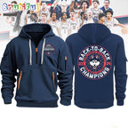 UConn Huskies Back To Back NCAA Men’s Basketball National Champions 3D Hoodie