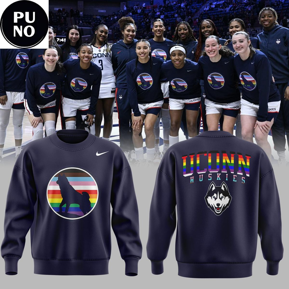 UConn Huskies Pride Night 2026 Hoodie Shirt