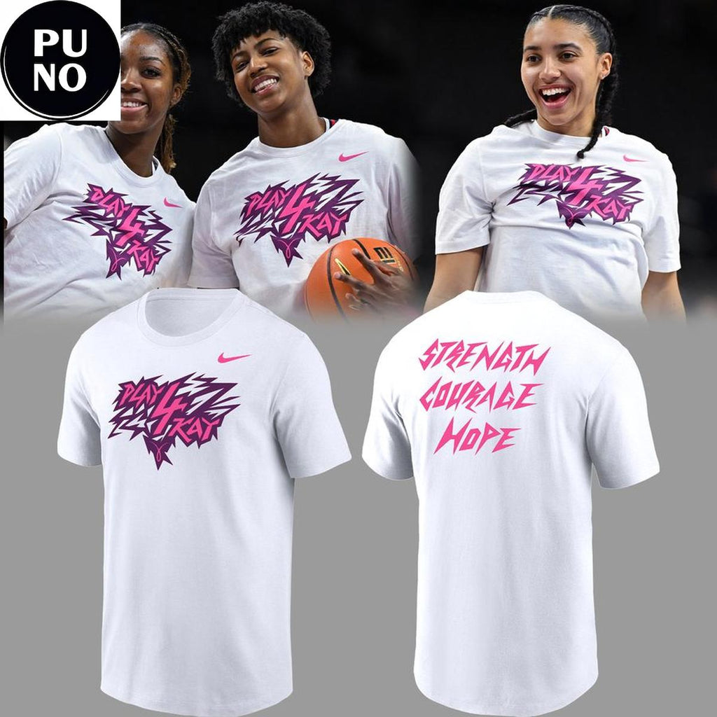 UConn Huskies Women Basketball Play 4 Kay 2026 Strength Courage Hope Hoodie T-Shirt