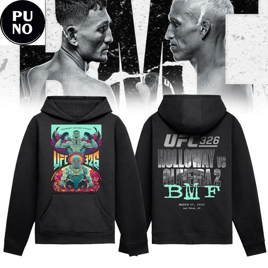UFC 326 Max Holloway x Charles Oliveira 2026 Hoodie Shirt