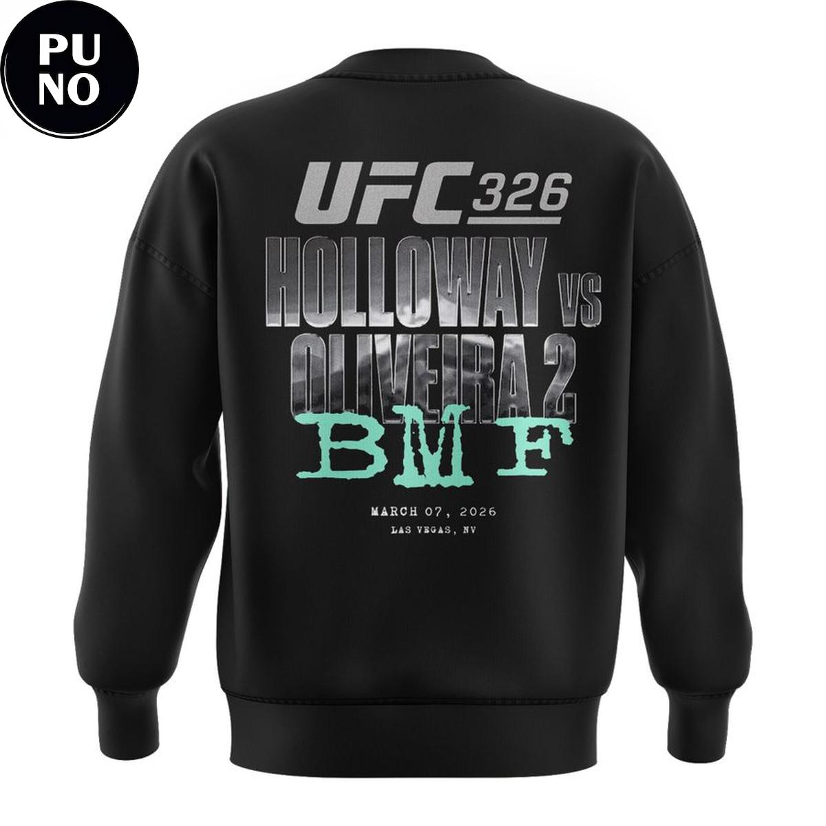 UFC 326 Max Holloway x Charles Oliveira 2026 Hoodie Shirt