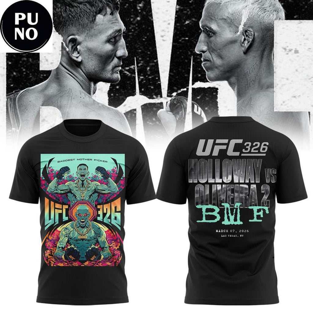 UFC 326 Max Holloway x Charles Oliveira 2026 Hoodie Shirt