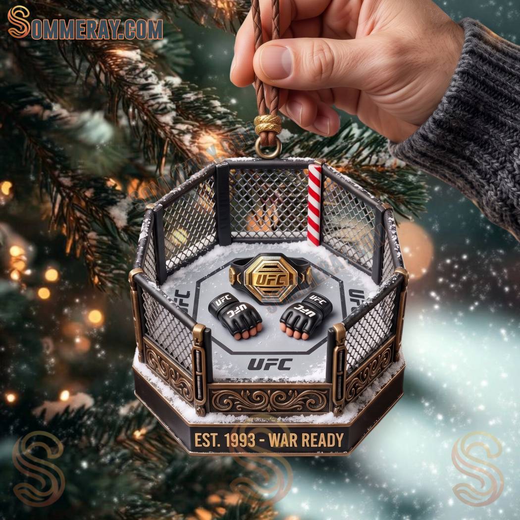 UFC Championship Octagon Ornament