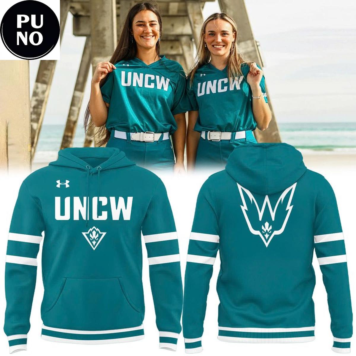 UNC Wilmington Seahawks Softball Teal Out 2026 Hoodie T-Shirt