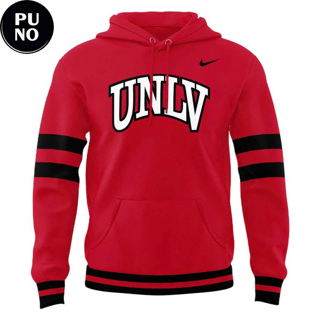 UNLV Rebels Softball Classic Wordmark Red Hoodie T-Shirt