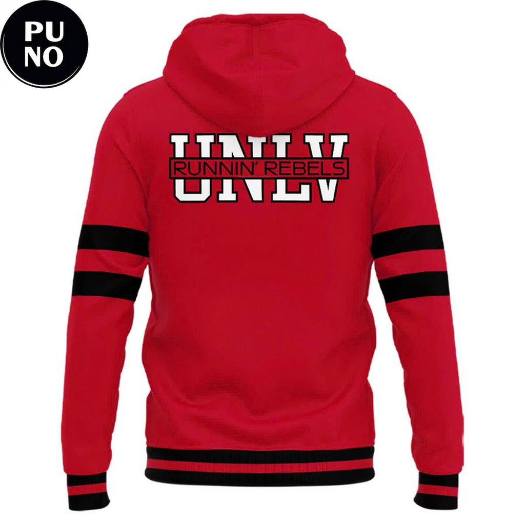 UNLV Rebels Softball Classic Wordmark Red Hoodie T-Shirt