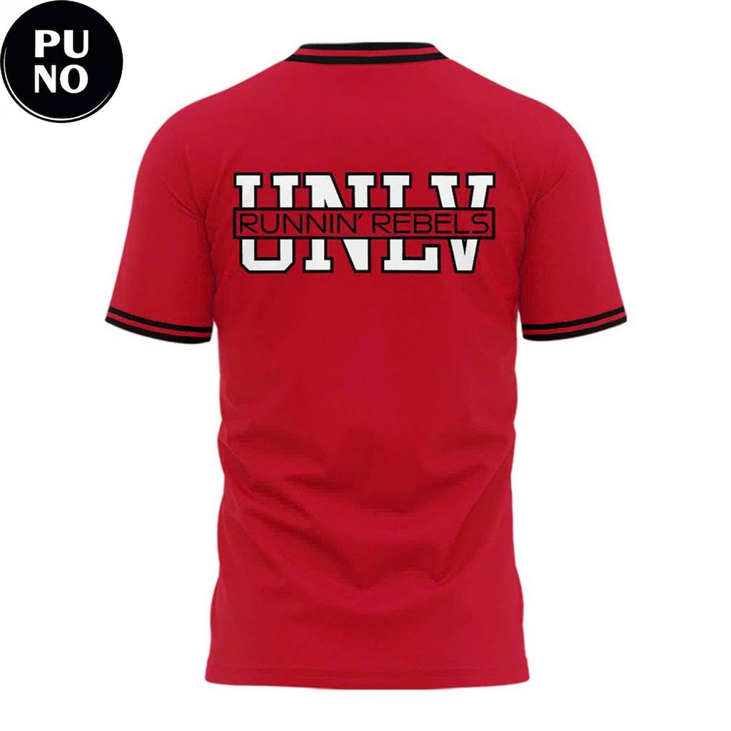 UNLV Rebels Softball Classic Wordmark Red Hoodie T-Shirt