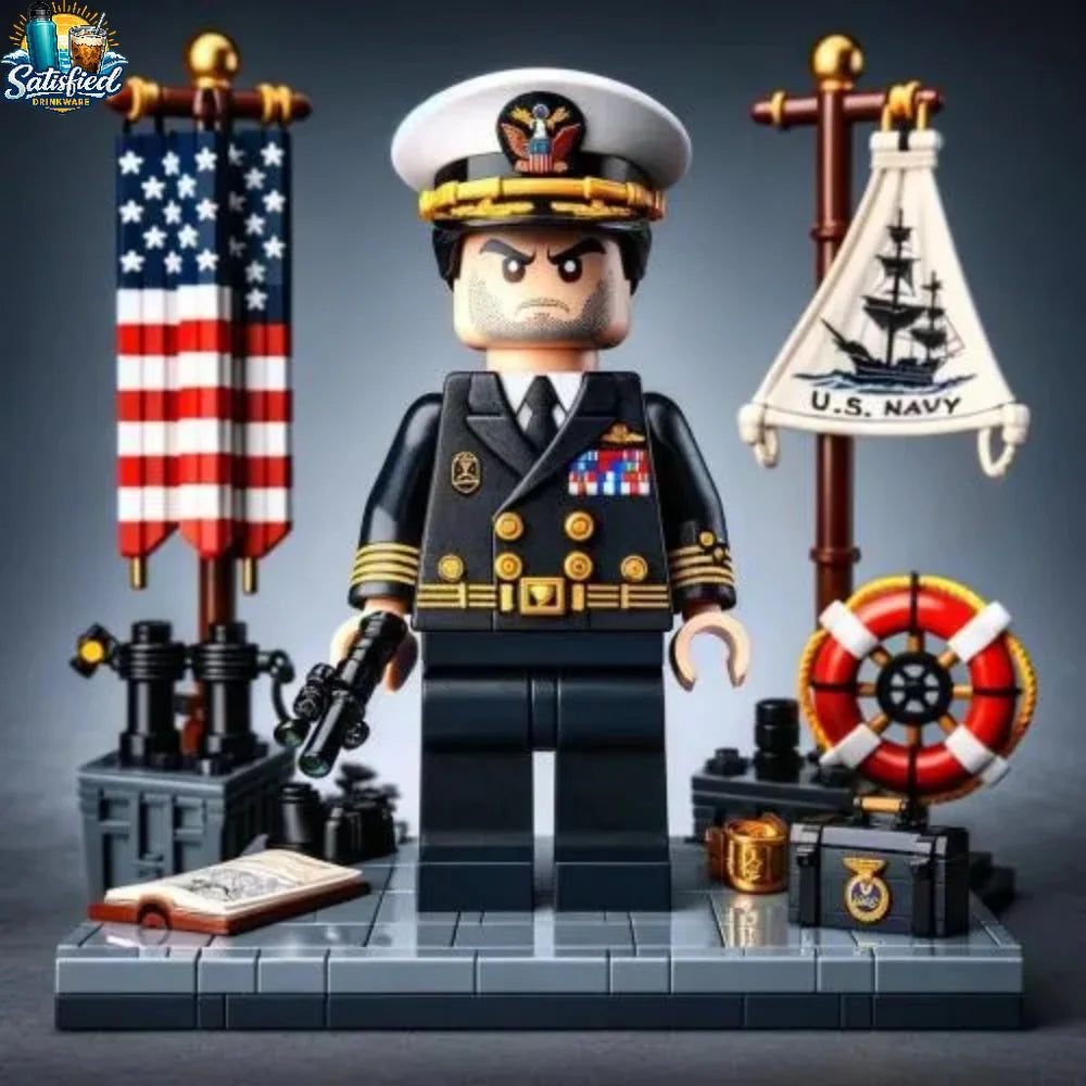 U.S. Military Patriotic Ornament Building Blocks Brick Set