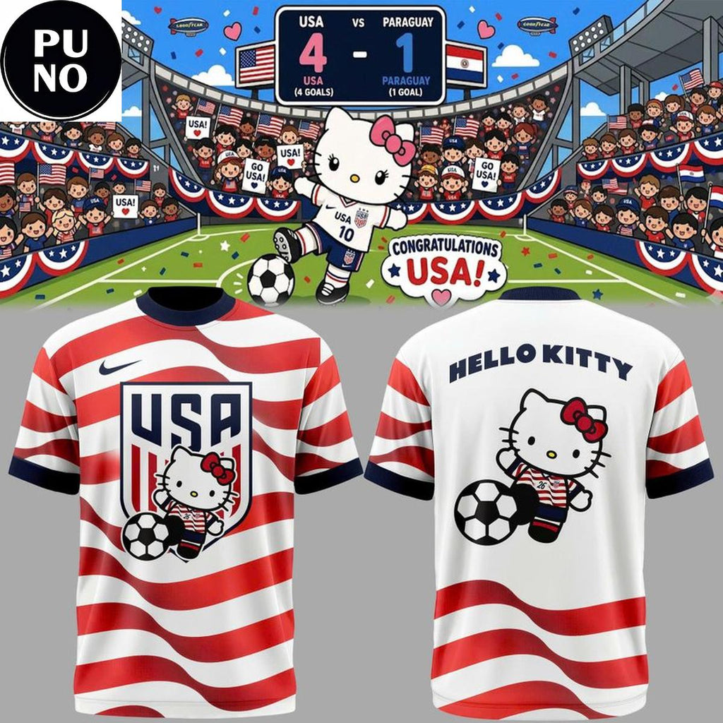 US Soccer World Cup x Hello Kitty Night 2026 Hoodie T-Shirt