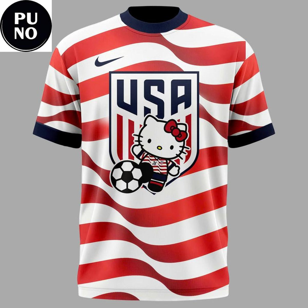 US Soccer World Cup x Hello Kitty Night 2026 Hoodie T-Shirt