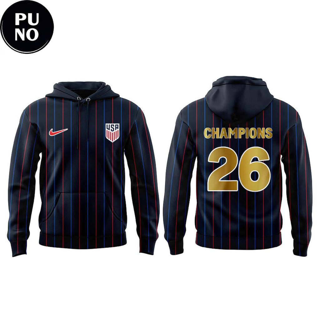 U.S. Women’s National Soccer Team x She Believes Cup Champions 2026 Hoodie T-Shirt
