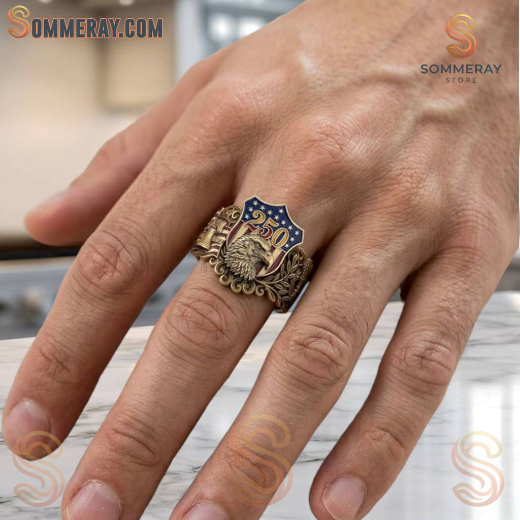 USA 250th Anniversary Open Ring