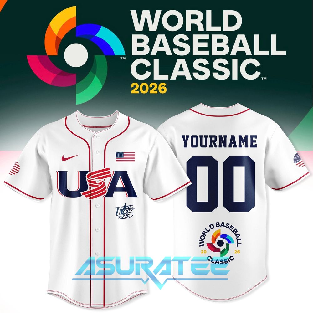 USA Baseball 2026 World Baseball Classic White Jersey