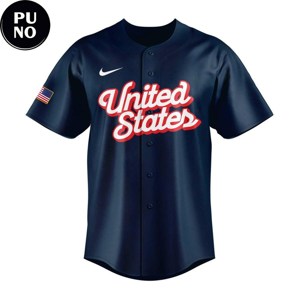 USA Baseball Team 2026 World Baseball Classic Personalized Baseball Jersey