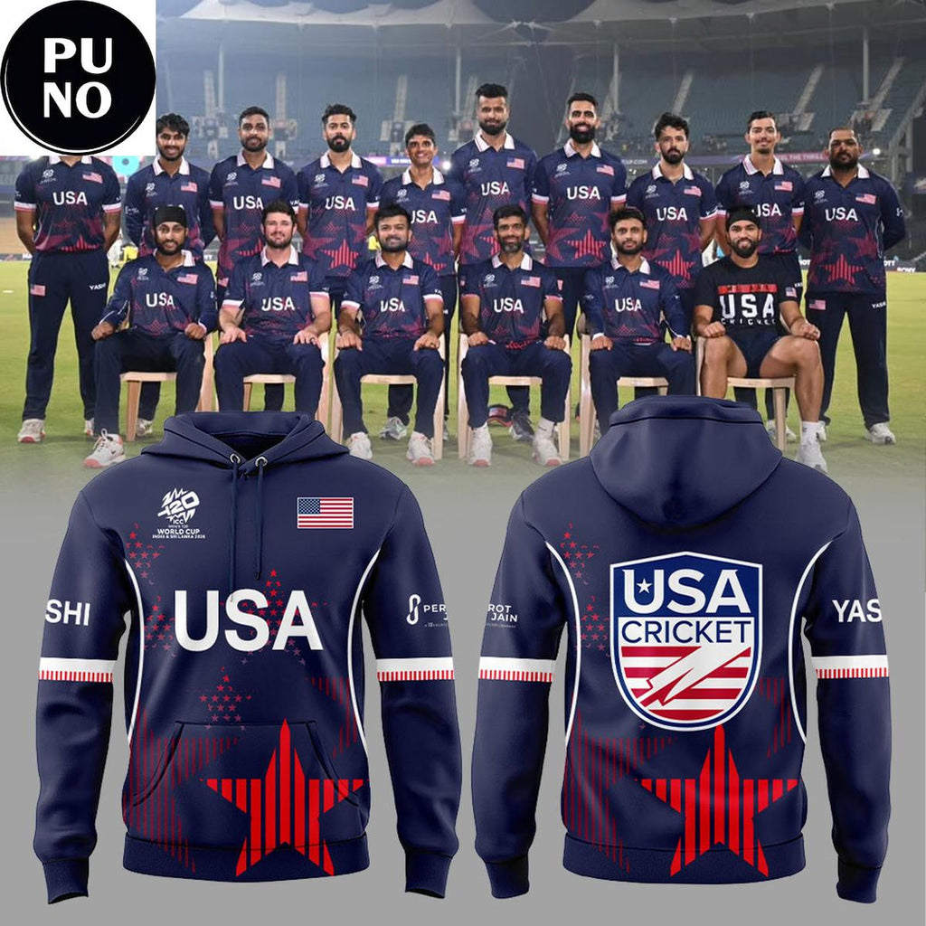 USA Cricket ICC Cricket T20 World Cup 2026 Hoodie T-Shirt
