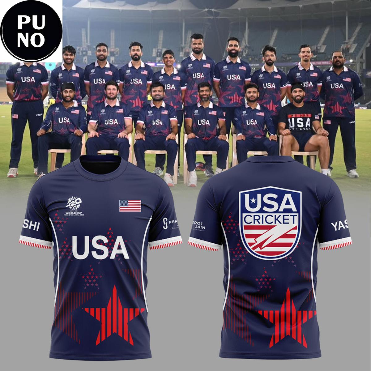 USA Cricket ICC Cricket T20 World Cup 2026 Hoodie T-Shirt