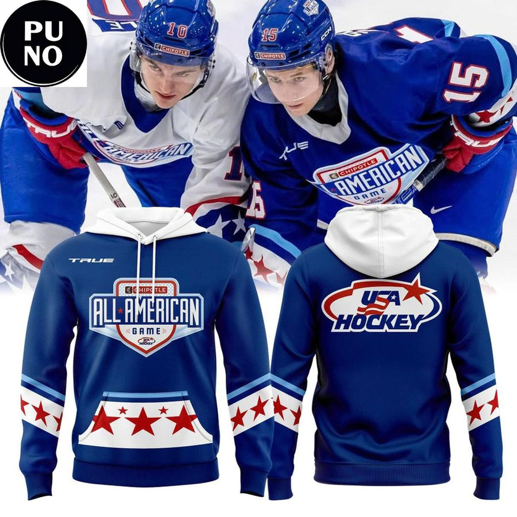 USA Hockey x Chipotle All American Game 2026 Blue Hoodie