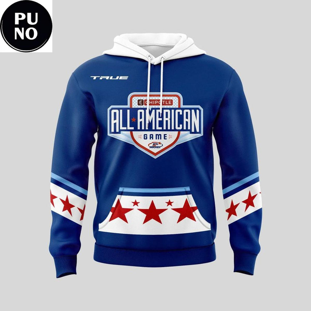 USA Hockey x Chipotle All American Game 2026 Blue Hoodie