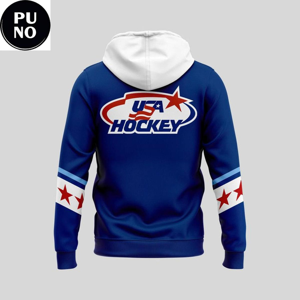 USA Hockey x Chipotle All American Game 2026 Blue Hoodie