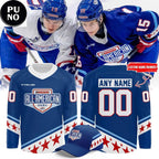 USA Hockey x Chipotle All American Game 2026 Blue Personalized Hockey Jersey