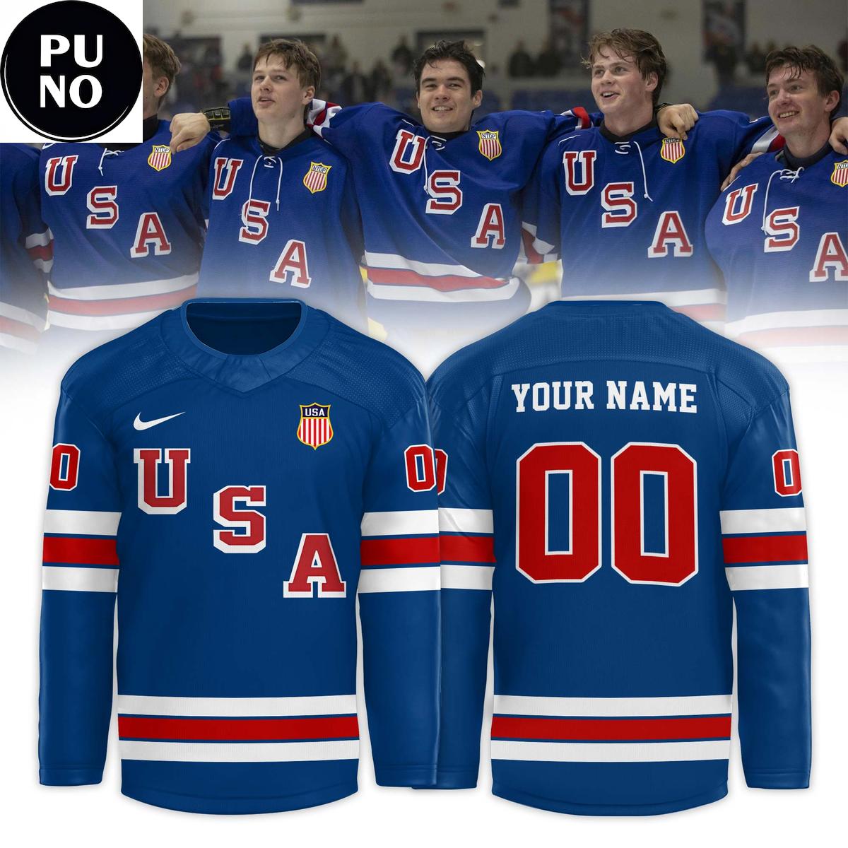USA National Olympic Team 2026 Personalized Hockey Jersey