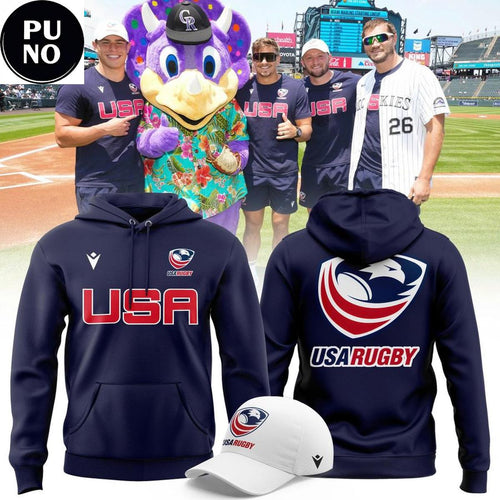 USA Rugby x Colorado Rockies Dinger 2026 Hoodie T-Shirt
