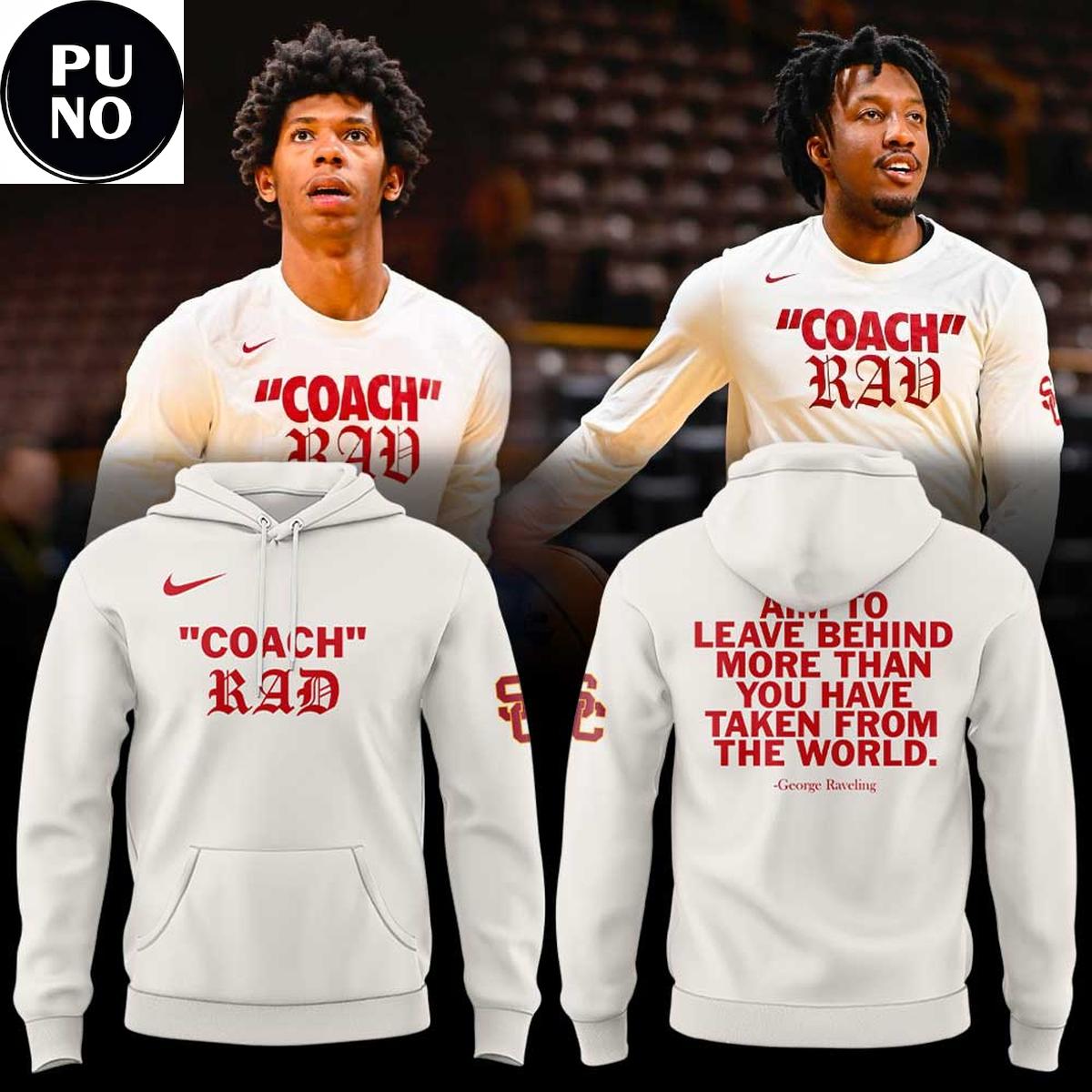USC Mens Basketball Honoring Coach George Raveling Hoodie Shirt