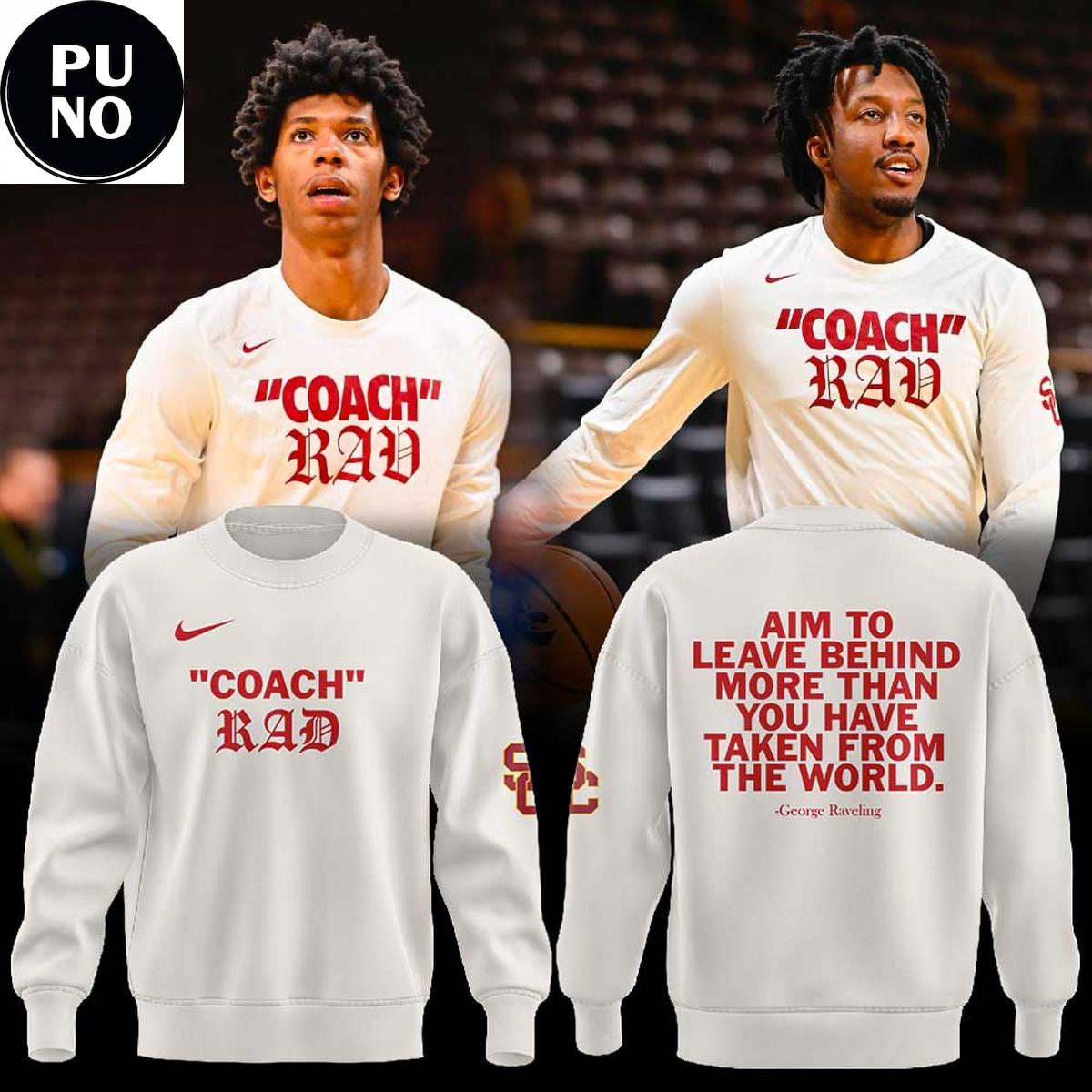 USC Mens Basketball Honoring Coach George Raveling Hoodie Shirt