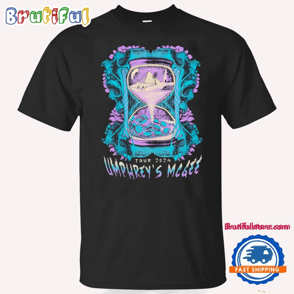 Umphreys McGee Pyramid Hourglass 2024 Tour T Shirt