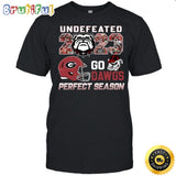 Undefeated 2023 Georgia NCAA Bulldogs Football T Shirt