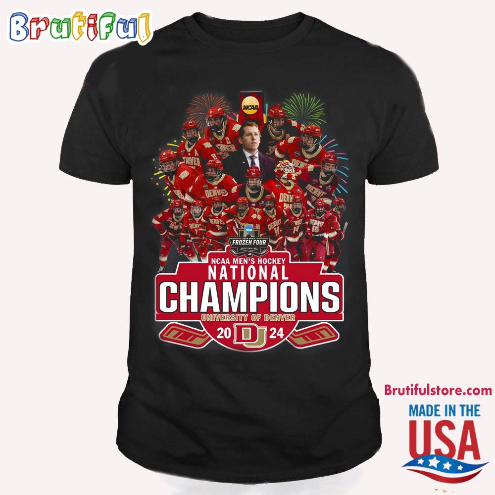 University Of Denver NCAA Men’s Hockey National Champions Frozen Four T Shirt