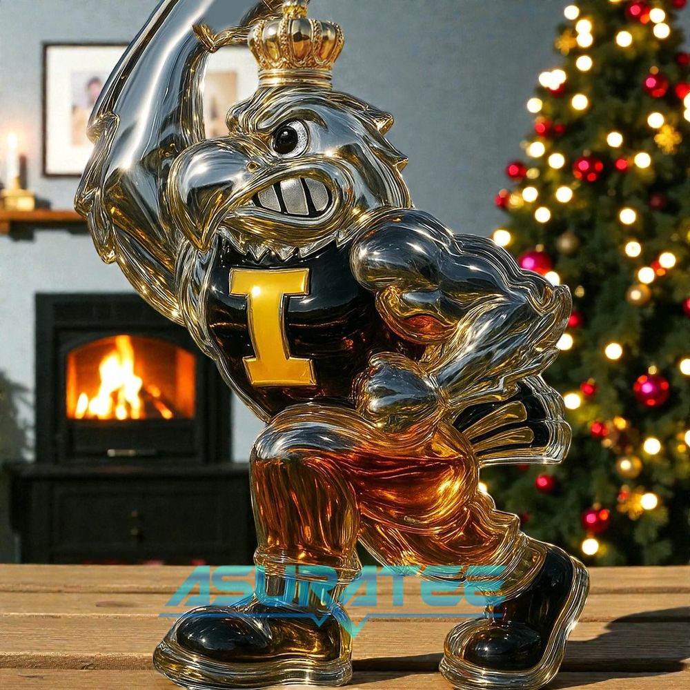 University of Iowa Hawkeyes Limited Edition Whisky Bottle