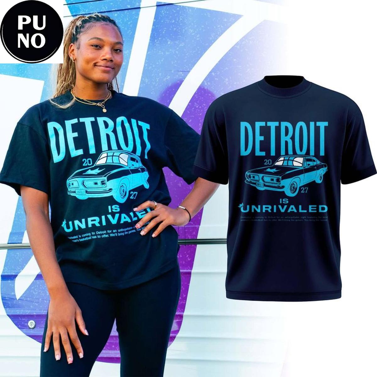 Unrivaled Basketball 2027 Detroit is Unrivaled T-Shirt
