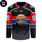 Utah Grizzlies 2026 Guns & Hoses Hockey Classic Personalized Hockey Jersey