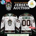 Utah Grizzlies 2026 Dia de los Muertos White Hockey Jersey