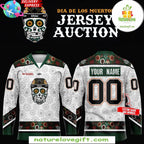 Utah Grizzlies 2026 Dia de los Muertos White Hockey Jersey