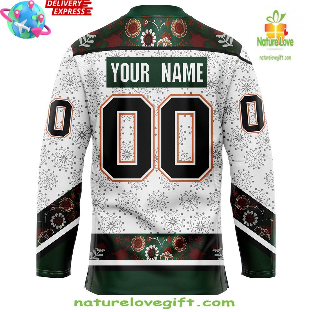 Utah Grizzlies 2026 Dia de los Muertos White Hockey Jersey