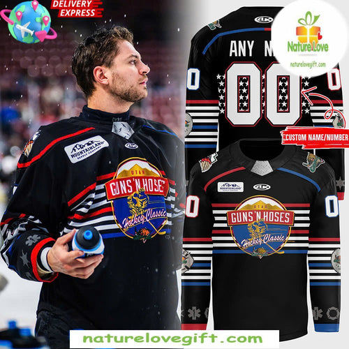 Utah Grizzlies 2026 Guns And Hoses Hockey Jersey