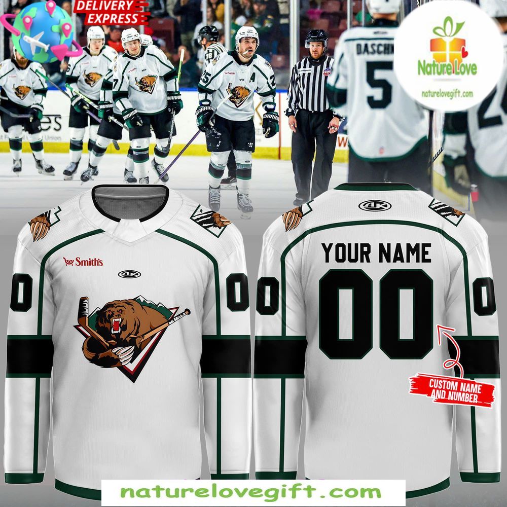 Utah Grizzlies 2026 Hockey Jersey New Uniform