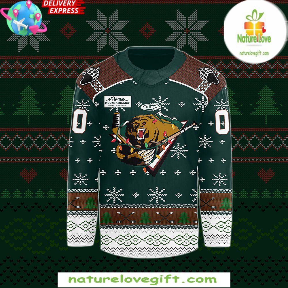 Utah Grizzlies 2026 Teddy Bear Toss Hockey Jersey