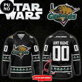 Utah Grizzlies x Star Wars Night 2026 Personalized Hockey Jersey