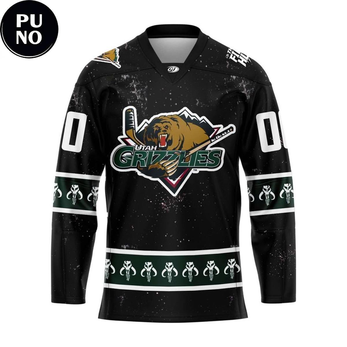 Utah Grizzlies x Star Wars Night 2026 Personalized Hockey Jersey