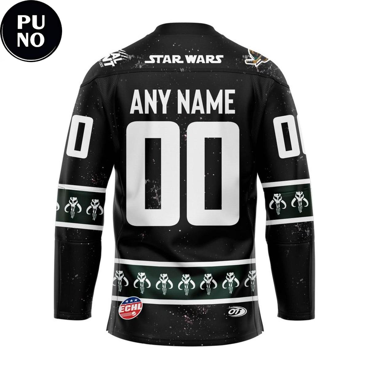 Utah Grizzlies x Star Wars Night 2026 Personalized Hockey Jersey