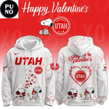 Utah Mammoth x Snoopy Happy Valentine 2026 Hoodie