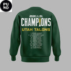 Utah Talons 2026 Athletes Unlimited Softball League Champions Hoodie T-Shirt