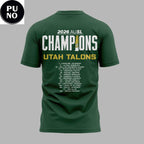 Utah Talons 2026 Athletes Unlimited Softball League Champions Hoodie T-Shirt