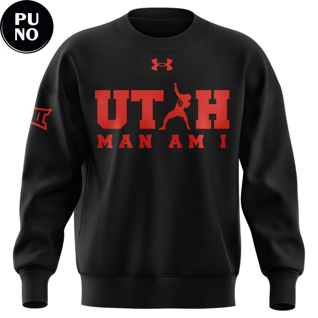 Utah Utes Coach Morgan Scalley 2026 Man Am I Hoodie Shirt